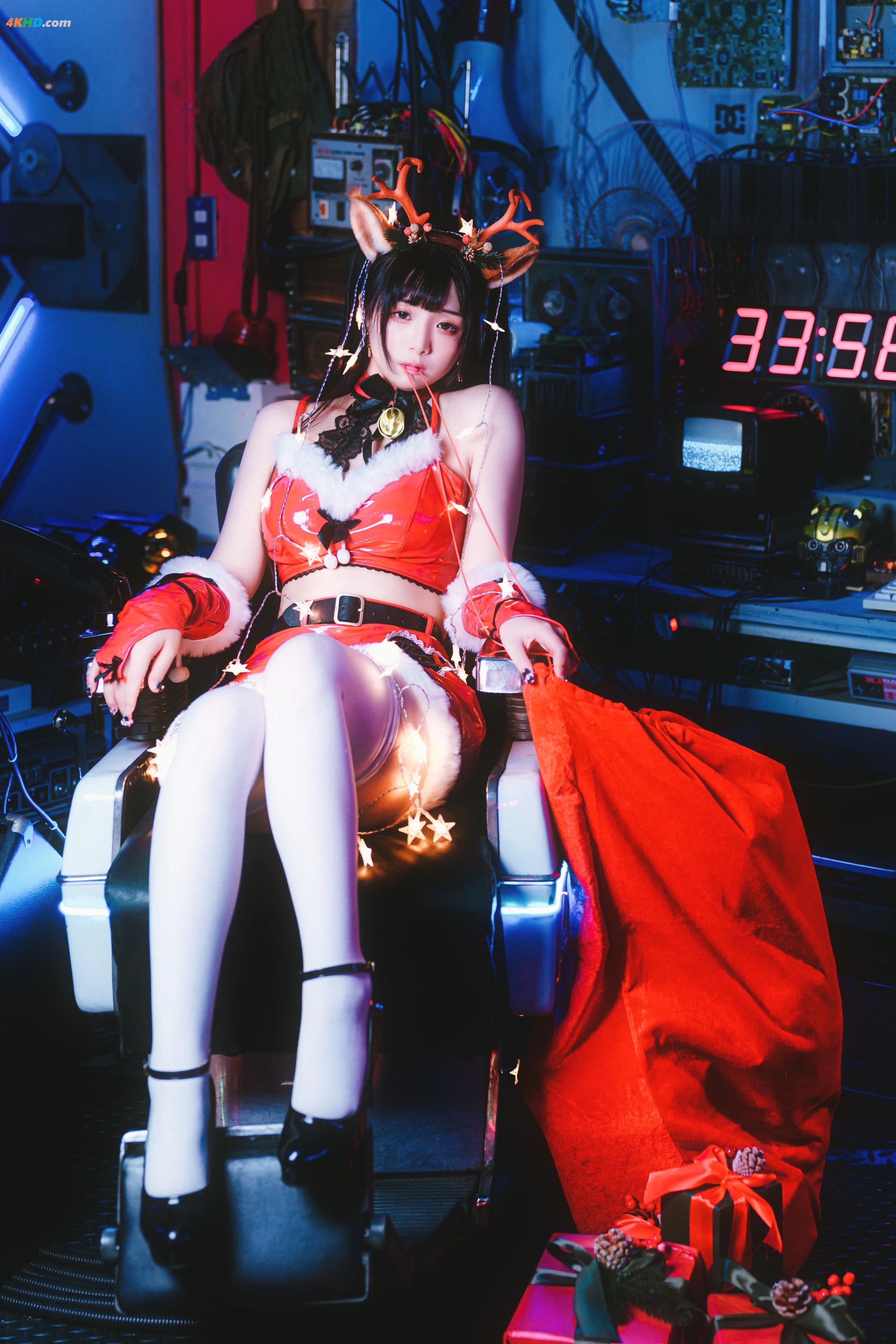 cosplay 落落Raku Dear Deer[ 437MB-63photos]